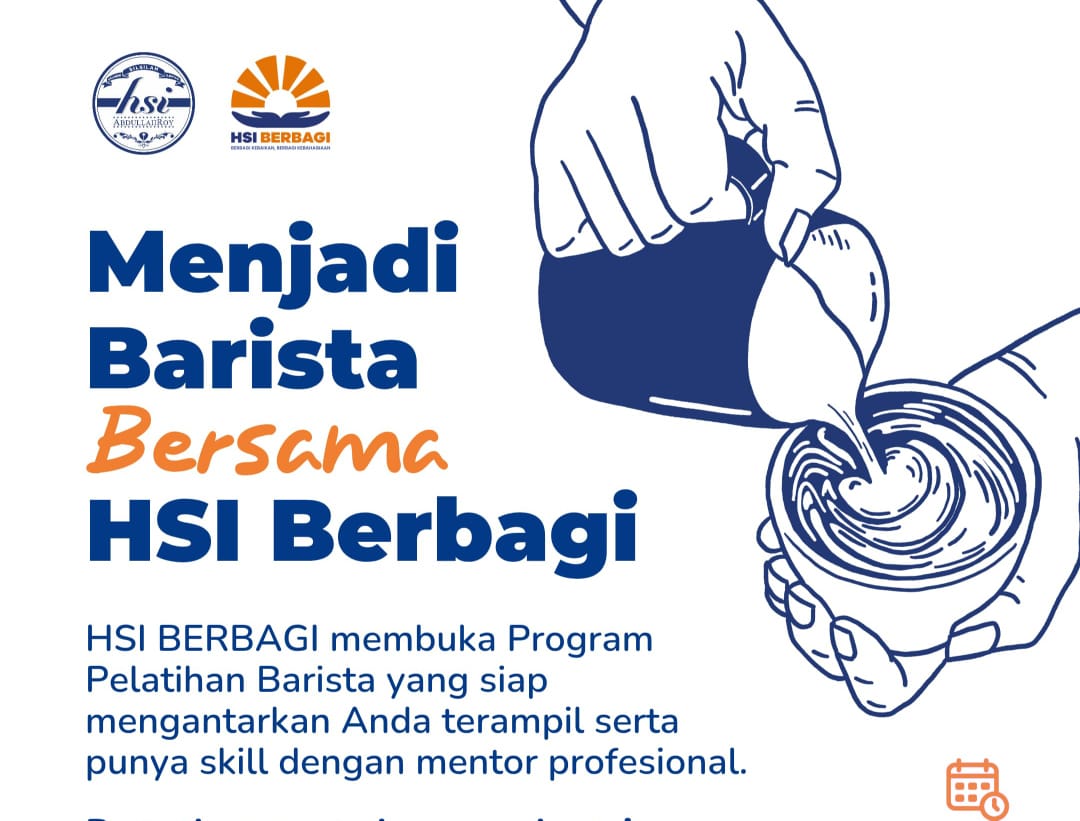 Muslim Kreatif: Menjadi Barista Bersama HSI BERBAGI