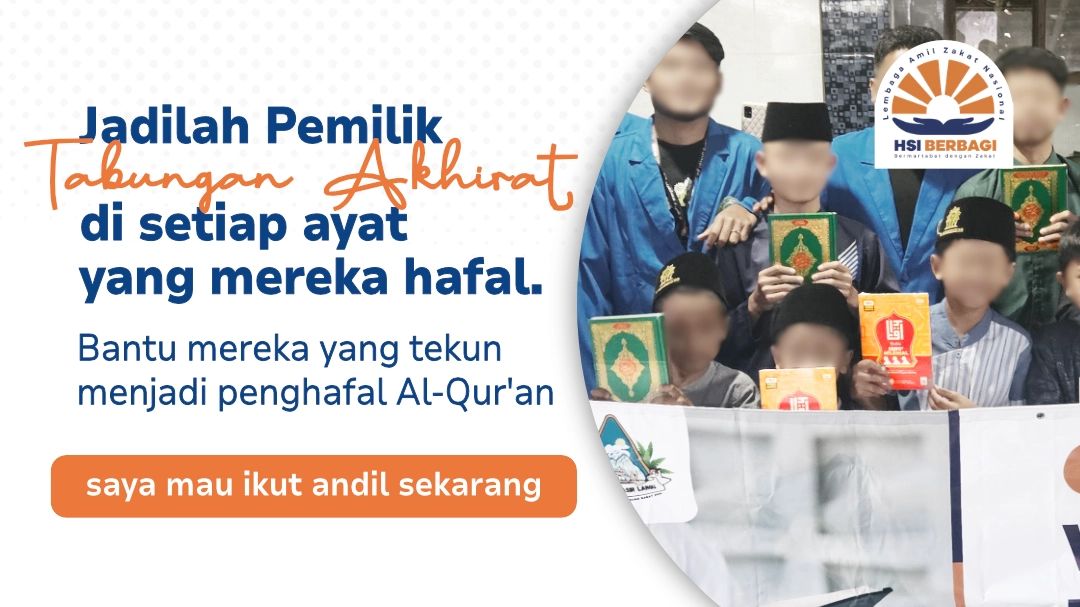 Program BPQ HSI BERBAGI: Menopang di Ruang Tidak Terlihat