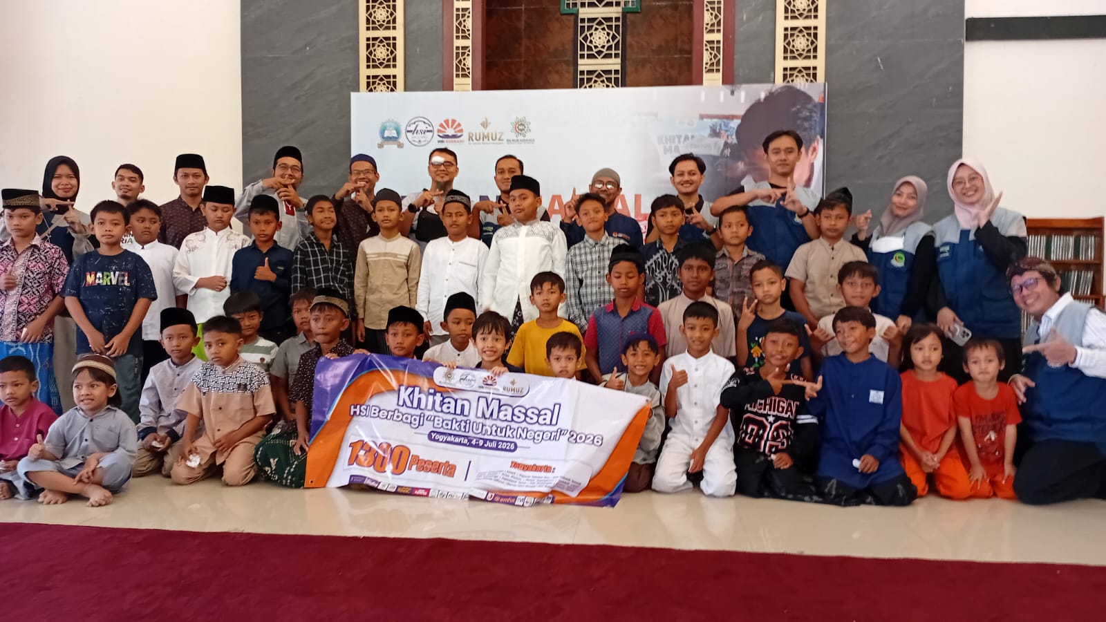 Rangkaian Giat Usai, 925 Anak Berhasil Dikhitan Massal